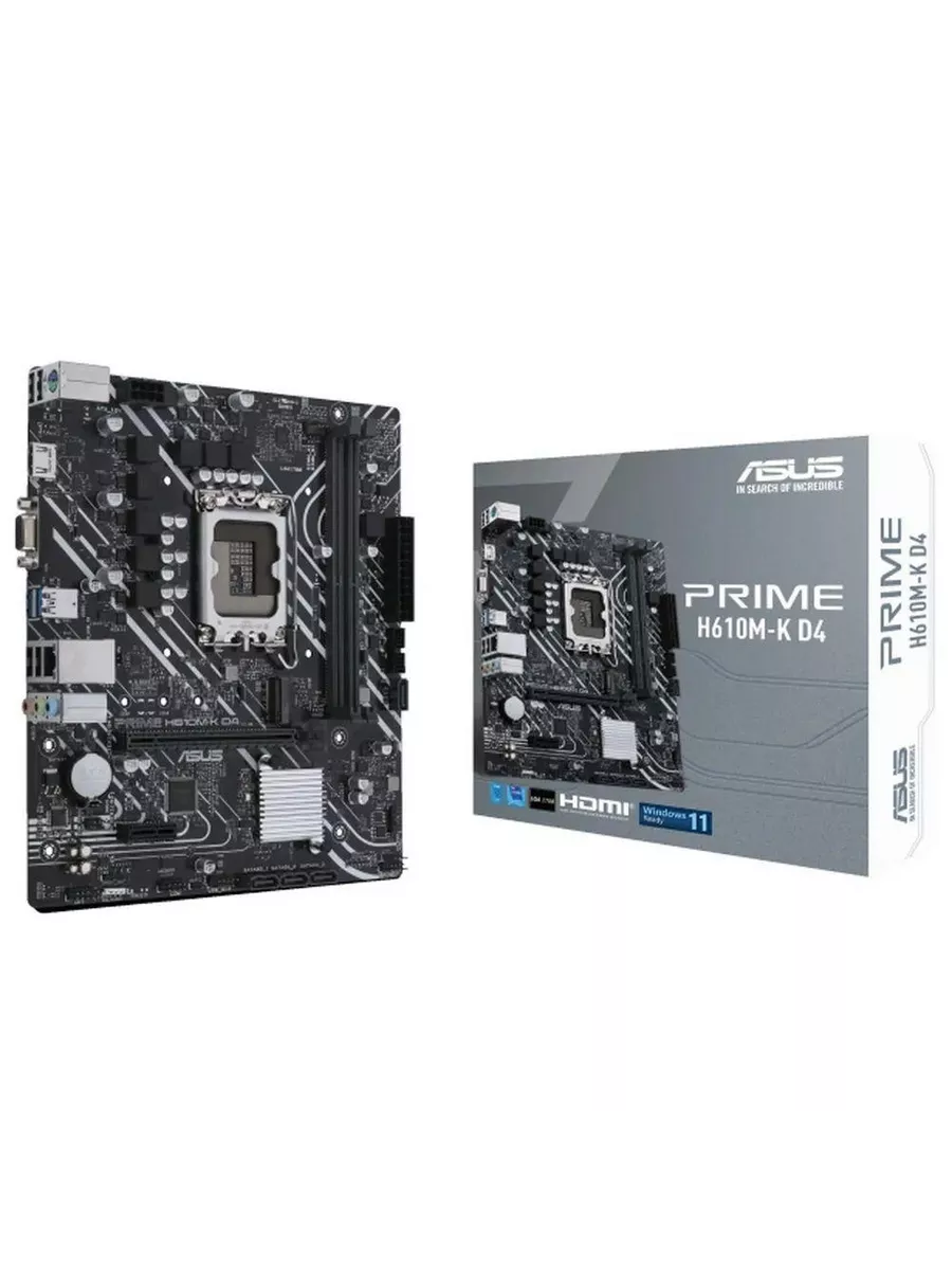 Материнская плата PRIME H610M-K D4 Micro-ATX, LGA 1700 DDR4