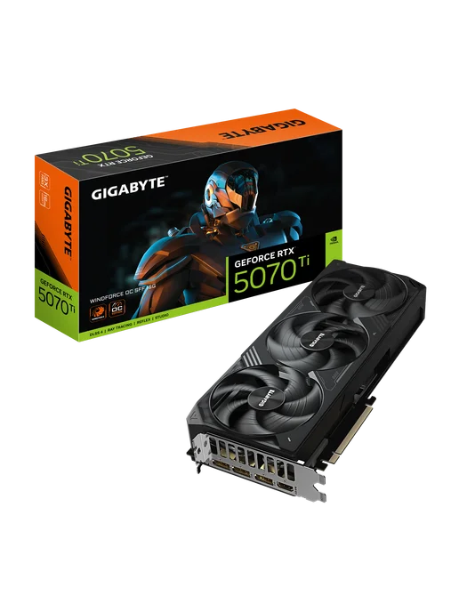 Видеокарта RTX 5070 Ti 16 ГБ RTL (GV-N507TWF3OC-16GD)