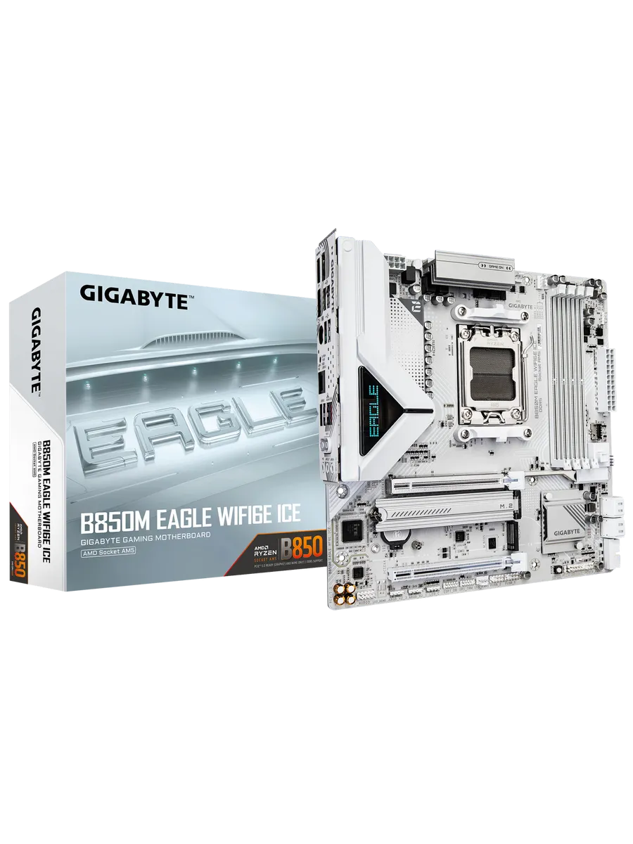Материнская плата B850M EAGLE WIFI6E ICE AM5 AMD B850 mATX R