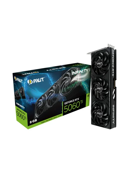 Видеокарта PALIT RTX5060Ti INFINITY 3 8GB (NE7506T019P1-GB2062S)